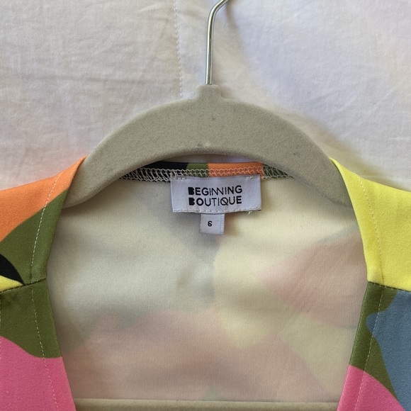 Multicolor geometric dress from Beginning Boutique! - Picture 2 of 5